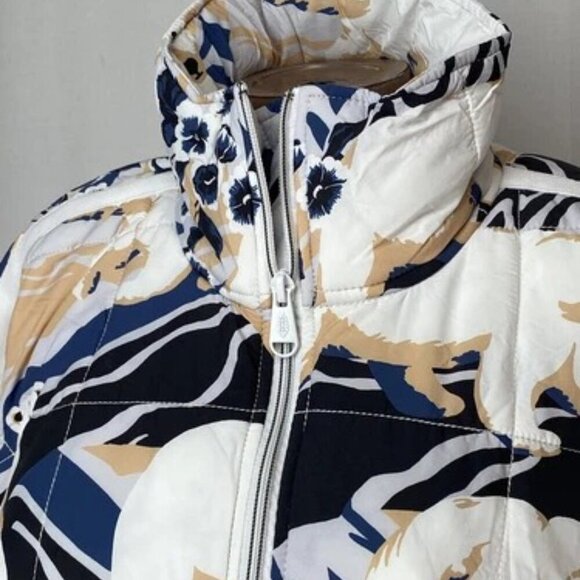 NEW FREE PEOPLE Womens Jacket Size M White/Multi Polar Bear Graphic Puffer - Picture 7 of 8